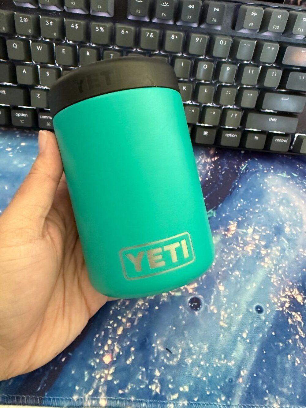 YETI Teal Rambler Colster 12-oz. Can Cooler